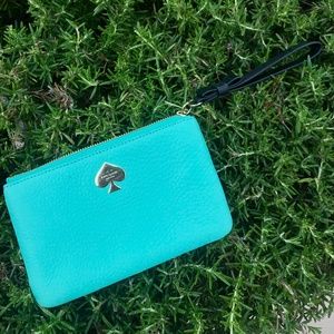 Kate Spade Teal Wristlet